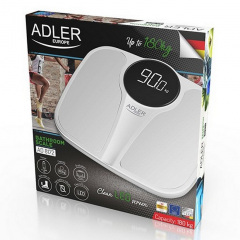 Напольные весы электронные Adler AD 8172w до 180 кг белые Запорожье
