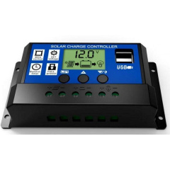 Контролер заряду сонячної батареї CNV KW1230 ШІМ 12-24В 30А Обухів