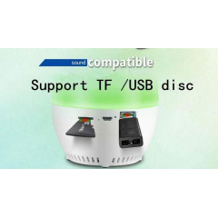 Портативна Bluetooth колонка із зволожувачем SPS JT-315 Синя (008864) Київ