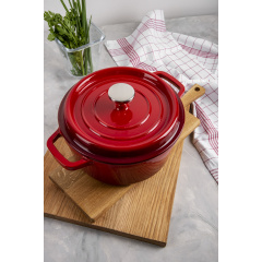 Кастрюля RINGEL Essen 4.8 л 26 см Красный (6858203) Львів