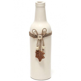 Ваза ceramic настольная Shabby Chic диаметр 8.4 см, высота 26.4 см Bona DP41670