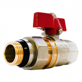 Кран шаровой FADO New 1/2" НВ американка прямой