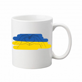 Чашка с принтом Vivay Украина 330 мл Белый (hub_pf04ke)