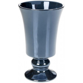 Ваза ceramic Кубок 20см, серый перламутр Bona DP67945
