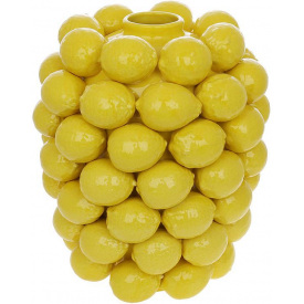 Порцелянова ваза BonaDi Лимон Decorative 40х28 см Жовтий DP231167