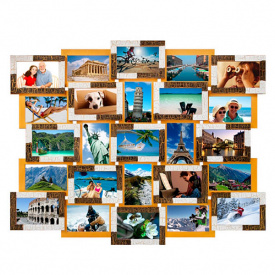 Фотоколлаж Kleopatra на 25 фото деревянная Sabefet T-FX30222