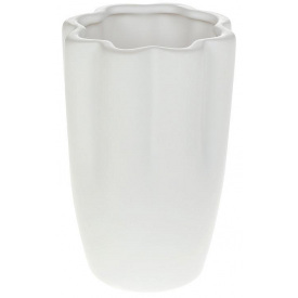 Ваза интерьерная Фиори фарфоровая диаметр white DP219223 BonaDi