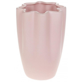Ваза интерьерная Фиори фарфоровая диаметр 12х17см pink DP219222 BonaDi