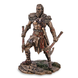 Інтер'єрна фігурка Viking 16 см Veronese Коричневий AL229302