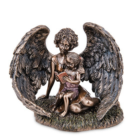Cтатуетка колекційна Ангел-хранитель 11х14 см Veronese AL229051