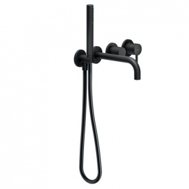 Змішувач для ванни прихованого монтажу Nobili Live WEBK110/91TBM із душовим гарнітуром