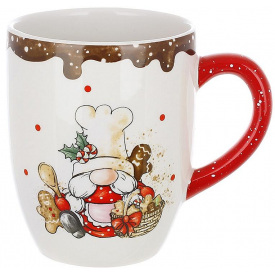Новорічний кухоль BonaDi Gingerbread from the gnome cook 550 мл DP232356