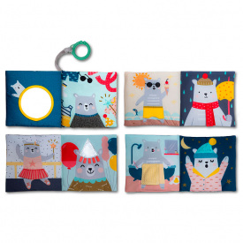 Книжка Taf Toys для коляски развивающая Мишка DD656577