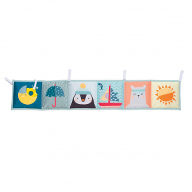 Двостороння розвиваюча книжка-розкладачка Веселі пригоди Taf Toys KD117826