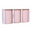 Банки Ornament Pink 3шт 500 мл AL186530 Lefard Ровно