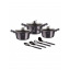 Набор посуды 10 предметов Berlinger Haus Metallic Line Carbon Pro Edition (BH-6919) Киев