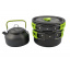 Набір туристичного посуду алюмінієвого Cooking Set DS-308 8148 Луцьк