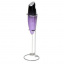 Капучинатор ручний з підставкою Adler AD 4499 Black/Violet Вишневе