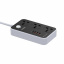 Подовжувач з USB 3 розетки LDNIO SC3412 3A 38W 2 м чорний Запоріжжя