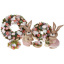 Декоративный венок подвесной Scarlet Flowers Ø24cm Bona DP118228 Долина
