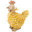 Фигурка интерьерная Yellow hen 17 см Lefard AL117974 Лубны