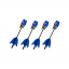 Детский лук и стрелы в наборе Zing Hyper Strike Синий KD116713 Киев