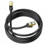 Кабель RJ45 HOCO LAN Level pure copper gigabit ethernet cable US02 5 м черный Житомир
