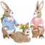Фігурка інтер'єрна Bunny with a basket 24x22x40 см Bona DP118200 Полтава