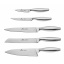 Набір з 5 кухонних ножів та підставки Gerlach Fine (5901035502871) Дзензелівка