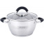 Набор 3 кастрюли Marsaili 1.8л 2.5л 3.5л с силиконовыми ручками Kamille DP36504 Бердичев