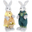 Фигурка интерьерная Rabbit with a basket 20x16x59 см Bona DP118202 Белая Церковь
