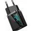 Блок зарядки Type C Baseus CCSUP-B01 Type-C QC 3A Black Київ