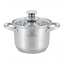 Кастрюля со стеклянной крышкой 3,2 л Blaumann Gourmet Line BL-3313