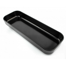 Блюдо для выкладки продуктов One Chef из меламина 45,7×16×6,5 см Черное