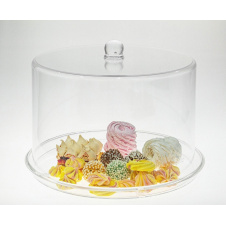 Подставка с крышкой для торта One Chef акриловая 34×25 см