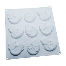 Форма силиконовая Пасхальная 30х30 см SNS Silicone JSC2548