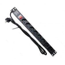 Мережевий фільтр CSV 1U 19 WT-2261A-GER-8WAY-1.8 8 розеток 1.8 м