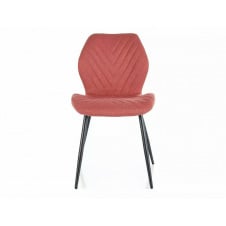 Стілець MIKE NEA чорний каркас/грейпфрут 56