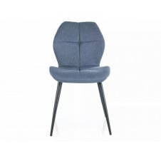 Стілець FRANK NEA чорний каркас/денім 86