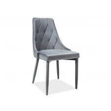 Стілець TRIX VELVET сірий BL.14