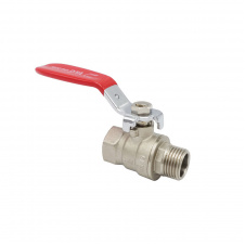 Кран шаровой V&amp;G Optima 1/2" ВН красная ручка