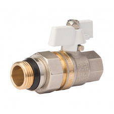 Кран Американка FADO New 1/2" НВ прямая белая