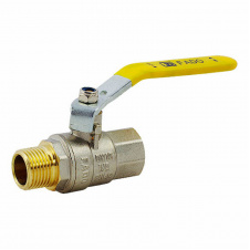 Кран газовый FADO NEW 1/2" НВ шаровой, латунь