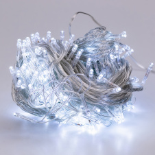 Гірлянда Lugi Нитка 300 LED довжина 16м прозора білий (W300LEDW)