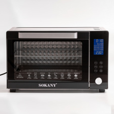 Фото - Духовка електрична настільна Sokany SK-10011 об'ємом 50л з таймером чорний (SK10011) Духовка електрична настільна Sokany SK-10011 об'ємом 50л з таймером чорний (SK10011)