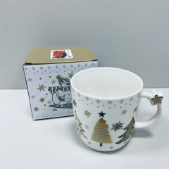Чашка порцелянова BonaDi 311-135 Beautiful Winter Ялинки 360 мл Кропивницький