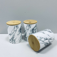 Набір банок BonaDi 304-977 3 шт Marble Луцьк