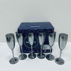 Набір келихів для шампанського Luminarc Delice J9399/2 6 шт 160 мл Graphite Чернігів