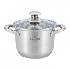 Каструля зі скляною кришкою 3,2 л Blaumann Gourmet Line BL-3313 Ізюм