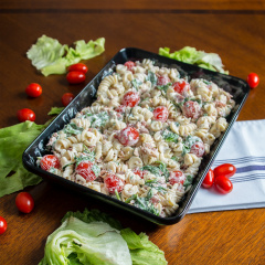 Блюдо для выкладки продуктов из меламина One Chef 30×19,5×5,5 см Черное Чернігів